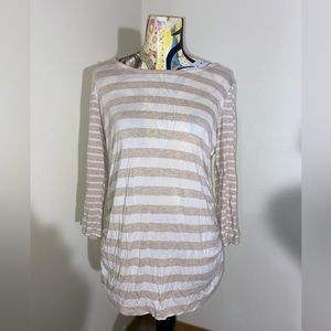 Jessica Simpson maternity striped long sleeve. Size: L.